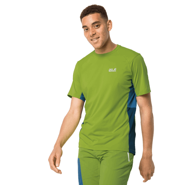 Jack Wolfskin Heren Narrows T Merken Spring Lime