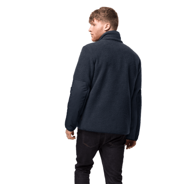 Merken Nachtblauw Jack Wolfskin Kingsway Fleecejack Voor Heren