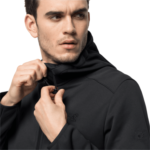 Heren Hydro Hooded Ii Jack Jack Wolfskin Best Zwart