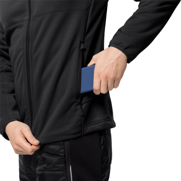 Heren Hydro Hooded Ii Jack Jack Wolfskin Best Zwart