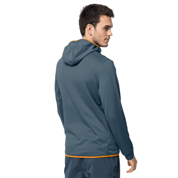 Heren Hydro Grid Fleece Orion Blue Jack Wolfskin Nieuw