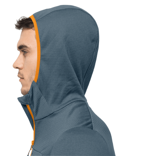 Heren Hydro Grid Fleece Orion Blue Jack Wolfskin Nieuw