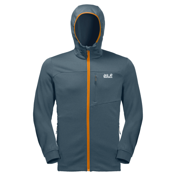 Heren Hydro Grid Fleece Orion Blue Jack Wolfskin Nieuw