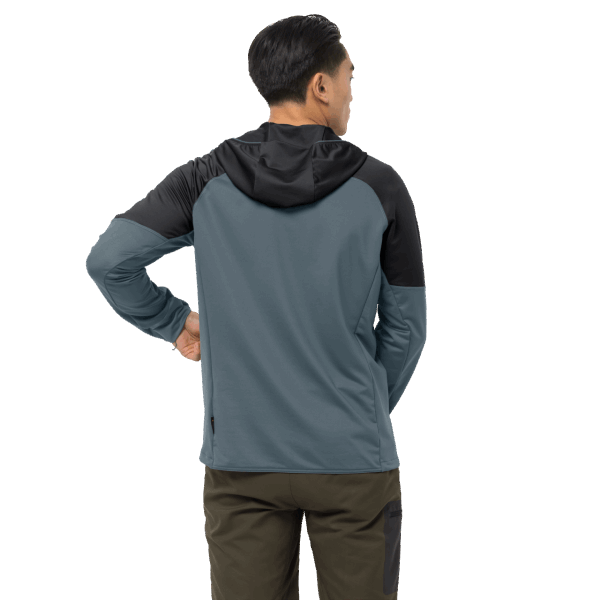 Jack Wolfskin Brand Heren Hydro Iii Jas Storm Grijs