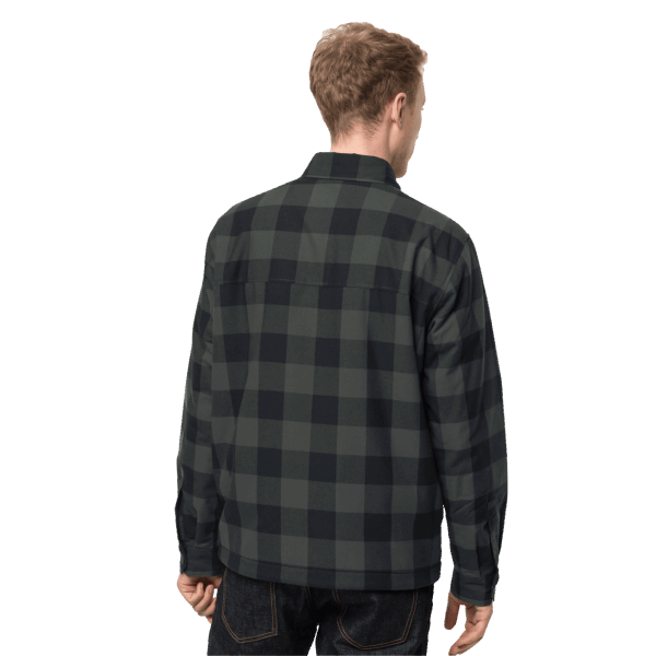 Jack Wolfskin Brands Bonsai Groen Geruit Whiteville Herenoverhemd