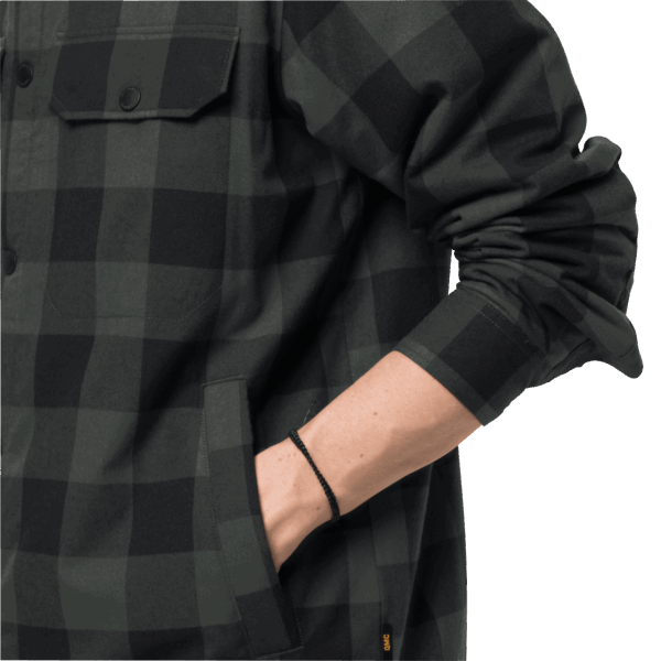 Jack Wolfskin Brands Bonsai Groen Geruit Whiteville Herenoverhemd