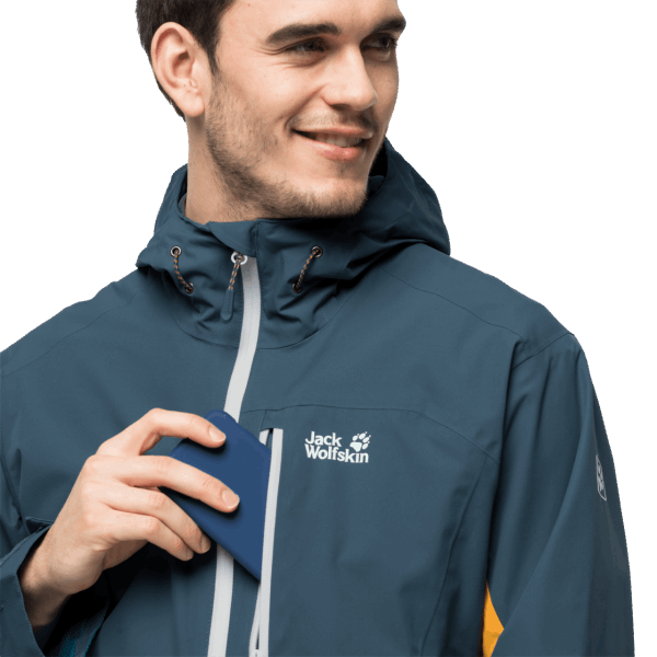 Beste Orion Blauwe Heren Jack Wolfskin Eagle Peak Jas