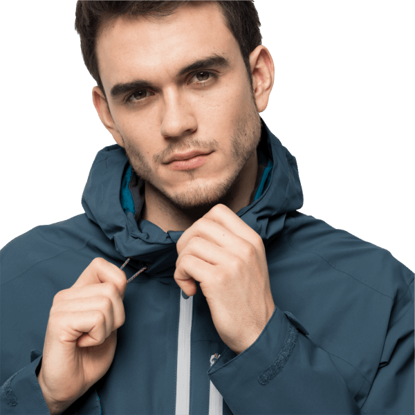 Beste Orion Blauwe Heren Jack Wolfskin Eagle Peak Jas