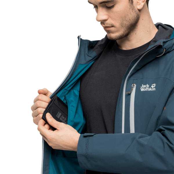 Beste Orion Blauwe Heren Jack Wolfskin Eagle Peak Jas