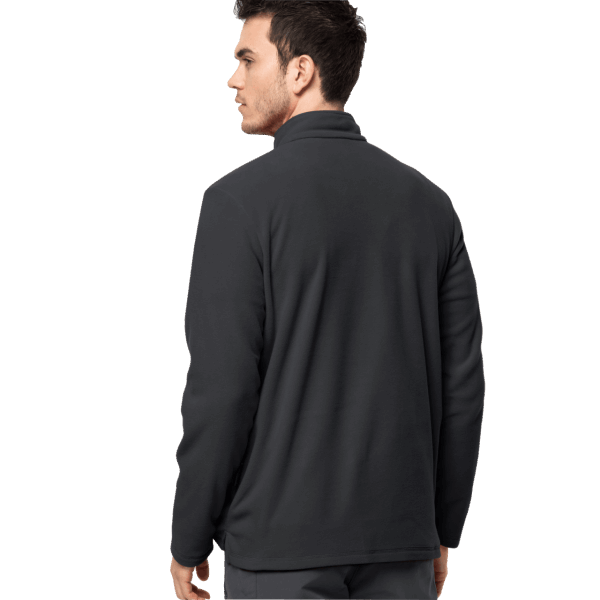 Black Jack Wolfskin Fashion Taunus Heren Pullover Met Kwartrits