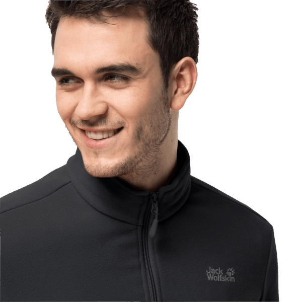 Black Jack Wolfskin Fashion Taunus Heren Pullover Met Kwartrits