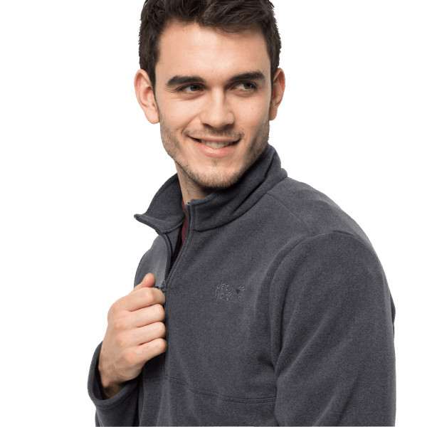 Ebony Jack Wolfskin Taunus Pullovercollectie Met Kwartrits Voor Heren