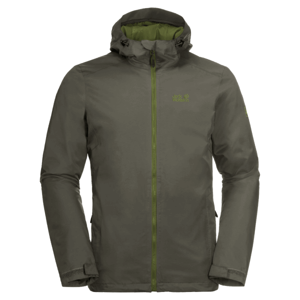 Beste Jack Wolfskin Frosty Ochtendjack Voor Heren Grape Leaf