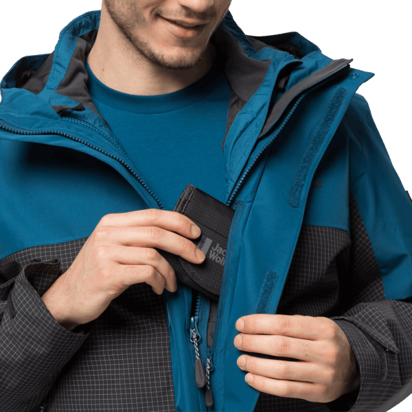 Heren Dna Supernova 3in1 Jack Wolfskin Collecties Donker Kobalt