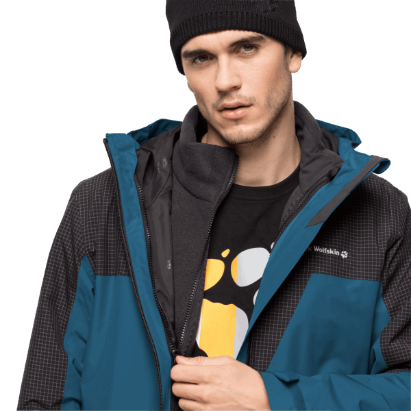 Heren Dna Rhapsody 3in1 Dark Cobalt Jack Wolfskin Origin