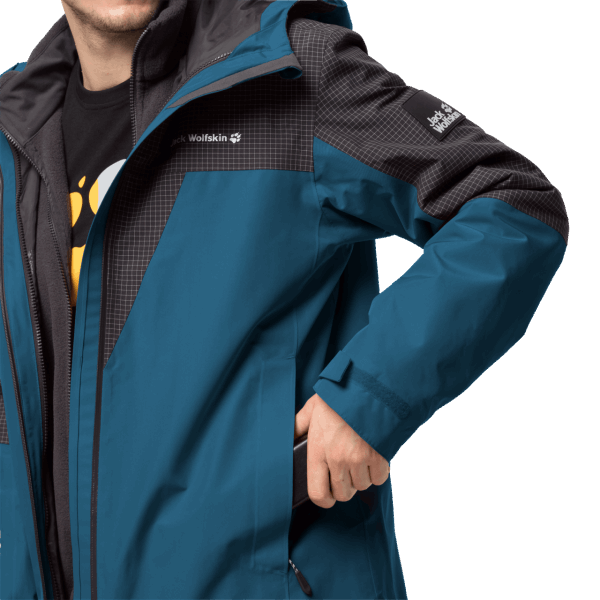 Heren Dna Rhapsody 3in1 Dark Cobalt Jack Wolfskin Origin