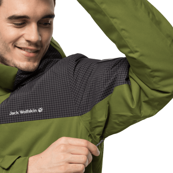 Jack Wolfskin Cedergroen Heren Dna Icefall Jack Hot