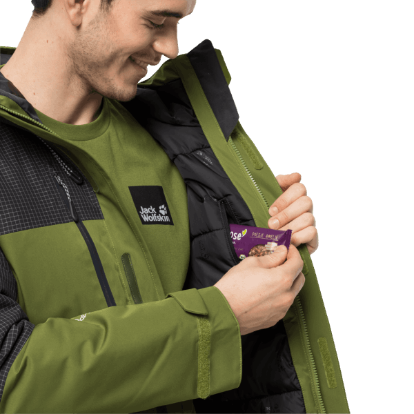 Jack Wolfskin Cedergroen Heren Dna Icefall Jack Hot