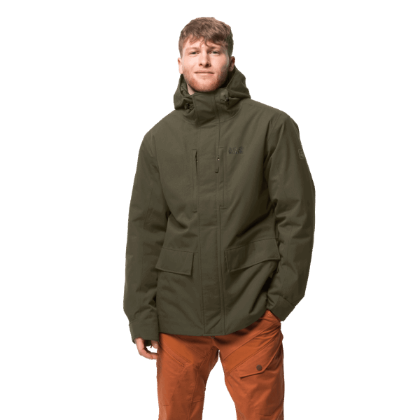 Jack Wolfskin Nieuwe Bonsai Groene West Coast Jas