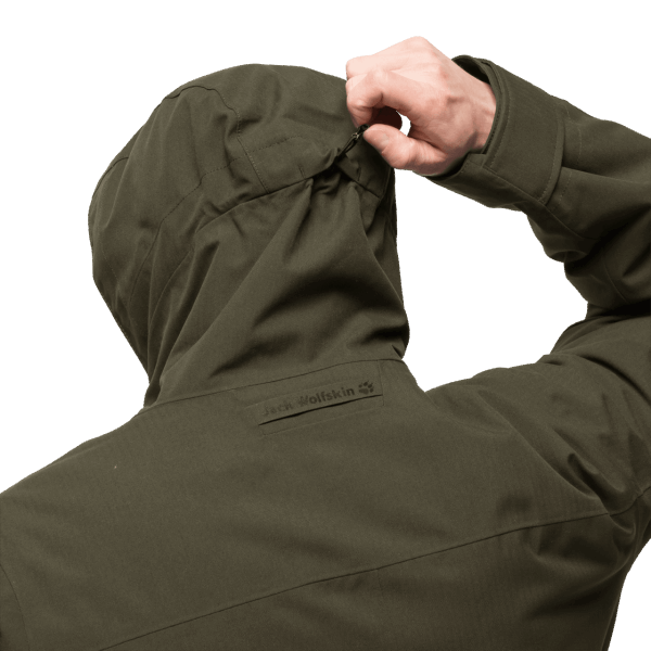 Jack Wolfskin Nieuwe Bonsai Groene West Coast Jas