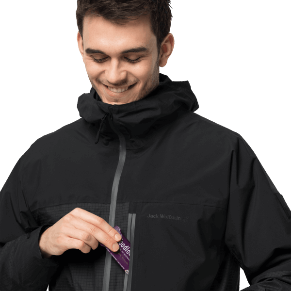 Jack Wolfskin Atletische 5in1 Herencollectie Zwart