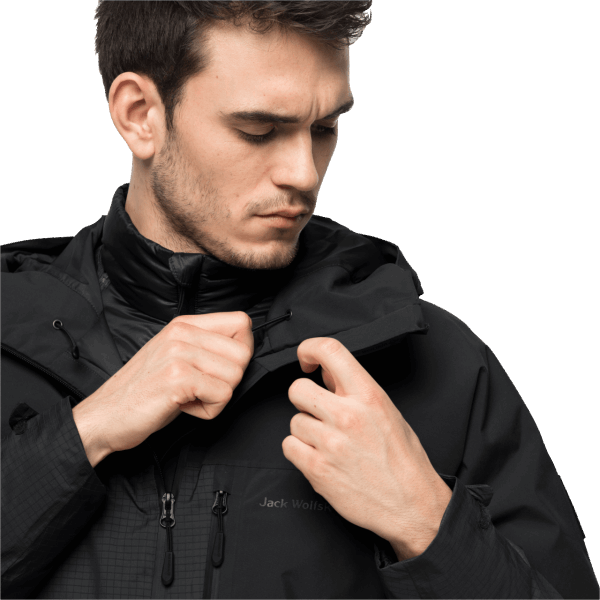Jack Wolfskin Atletische 5in1 Herencollectie Zwart