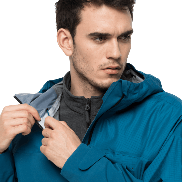 Donker Kobalt Jack Wolfskin Atletische Herenjack Origin