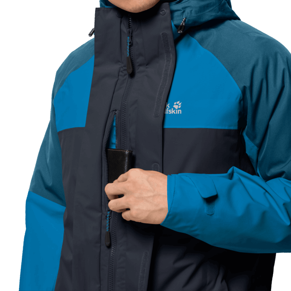 Night Blue Origins Jack Wolfskin Steting Peak Jack Voor Heren