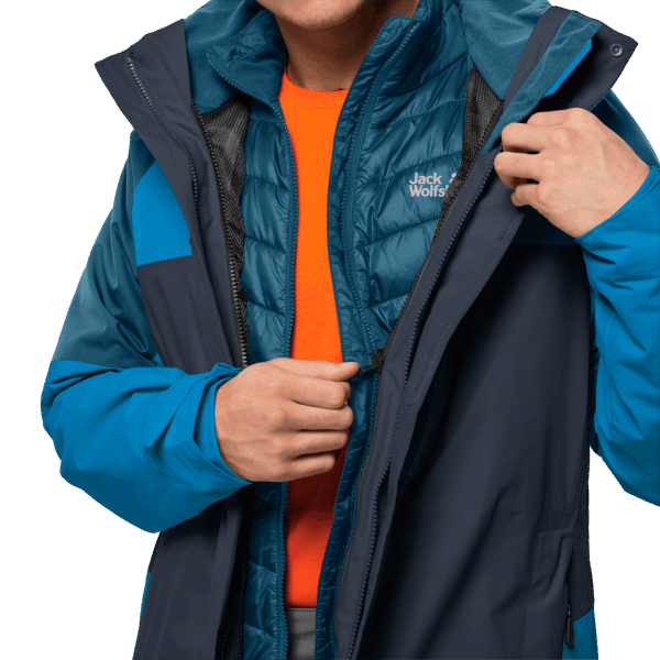 Night Blue Origins Jack Wolfskin Steting Peak Jack Voor Heren