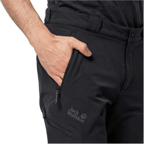 Zwarte Activeer Thermische Broek Heren Origineel Jack Wolfskin