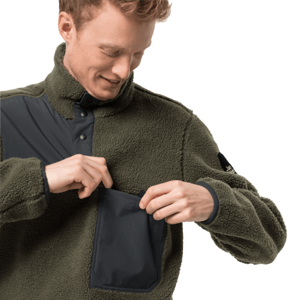 Nieuwe Jack Wolfskin Grape Leaf Heren 365 Onverschrokken Snap