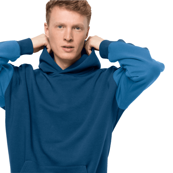 Collectie Poseidon Blauwe Jack Wolfskin Heren 365 Hoody