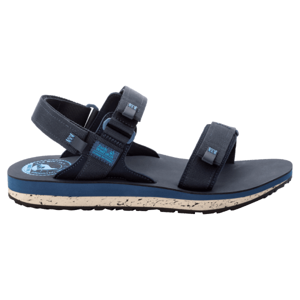 Outfresh Deluxe Herensandaal Origineel Jack Wolfskin Donkerblauw-blauw