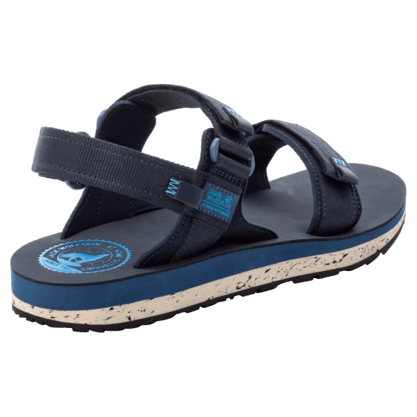 Outfresh Deluxe Herensandaal Origineel Jack Wolfskin Donkerblauw-blauw