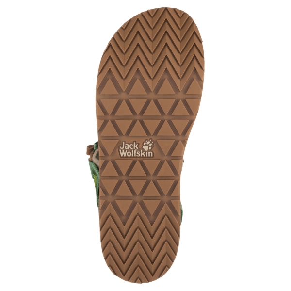 Outfresh Deluxe Herensandaal Hot Green-brown Jack Wolfskin
