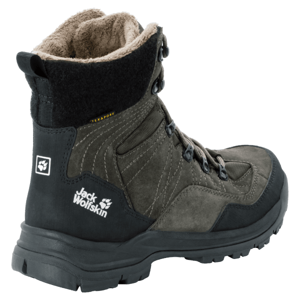 Jack Wolfskin Fashion Heren Cold Bay Texapore Hoog Donker Moszwart