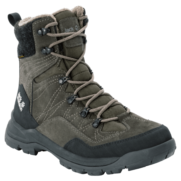 Jack Wolfskin Fashion Heren Cold Bay Texapore Hoog Donker Moszwart