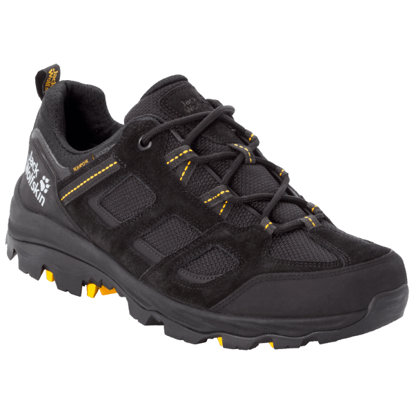 Jack Wolfskin Collectie Zwart-potig Geel Xt Heren Vojo 3 Texapore Laag