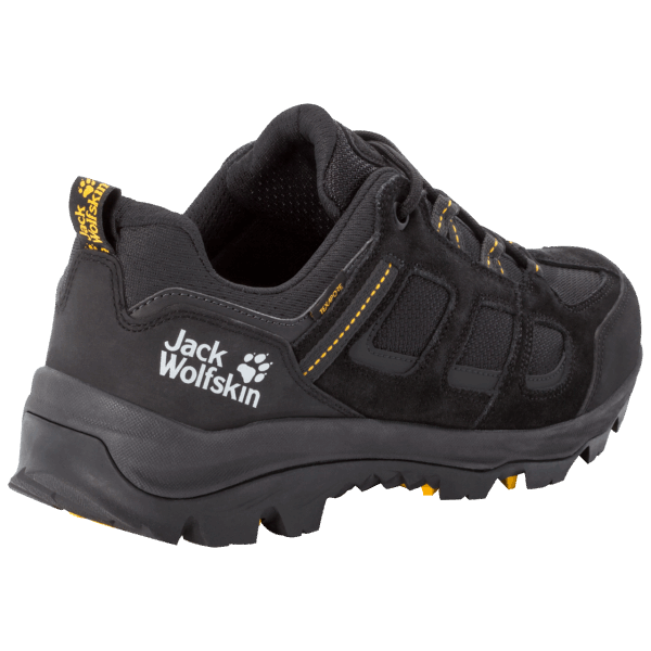Jack Wolfskin Collectie Zwart-potig Geel Xt Heren Vojo 3 Texapore Laag