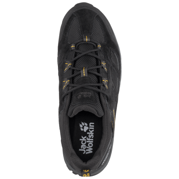 Jack Wolfskin Collectie Zwart-potig Geel Xt Heren Vojo 3 Texapore Laag