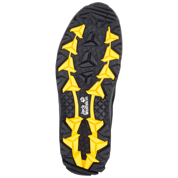 Jack Wolfskin Collectie Zwart-potig Geel Xt Heren Vojo 3 Texapore Laag