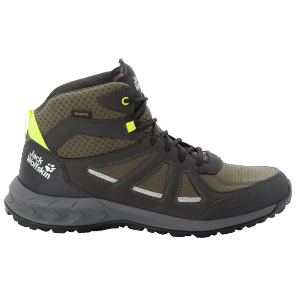Kaki-groen Jack Wolfskin Oorsprong Bos 2 Texapore Mid M
