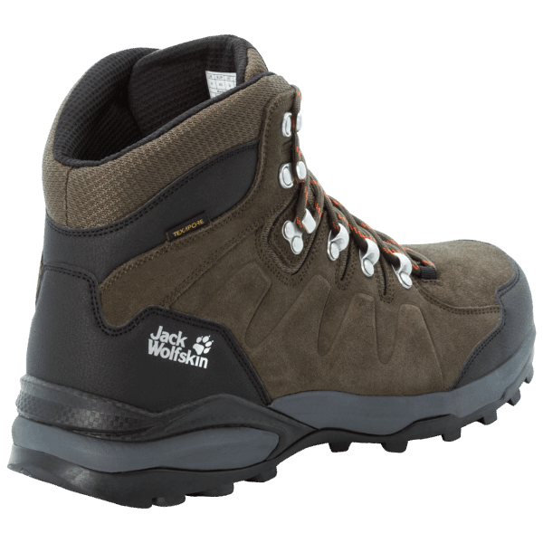 Kaki-phantom Heren Refugio Texapore Mid Jack Wolfskin Hot