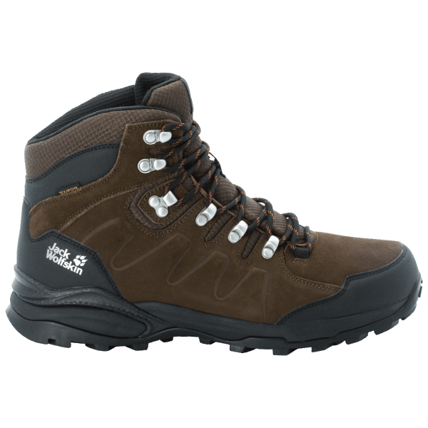 Nieuwe Heren Refugio Texapore Mid Jack Wolfskin Bruin-phantom