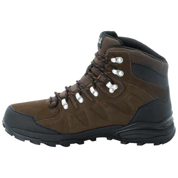 Nieuwe Heren Refugio Texapore Mid Jack Wolfskin Bruin-phantom