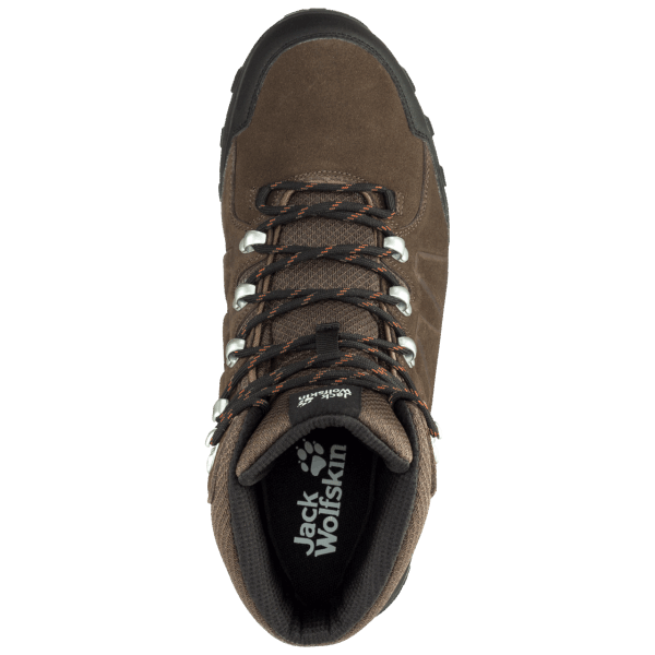 Nieuwe Heren Refugio Texapore Mid Jack Wolfskin Bruin-phantom
