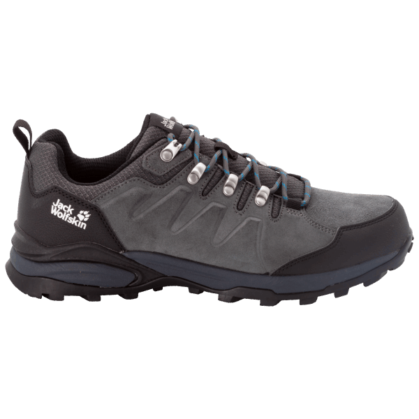 Collections Jack Wolfskin Heren Refugio Texapore Laag Grijs-zwart