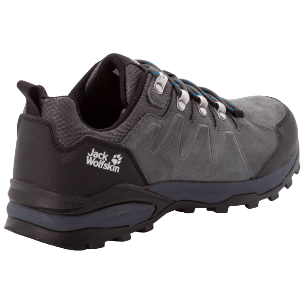 Collections Jack Wolfskin Heren Refugio Texapore Laag Grijs-zwart