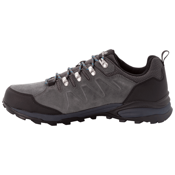 Collections Jack Wolfskin Heren Refugio Texapore Laag Grijs-zwart