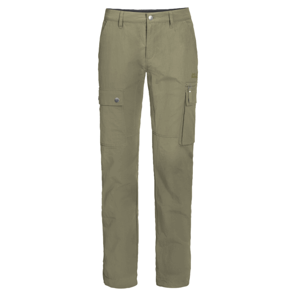 Kaki Heren Lakeside Broek Jack Wolfskin Nieuw